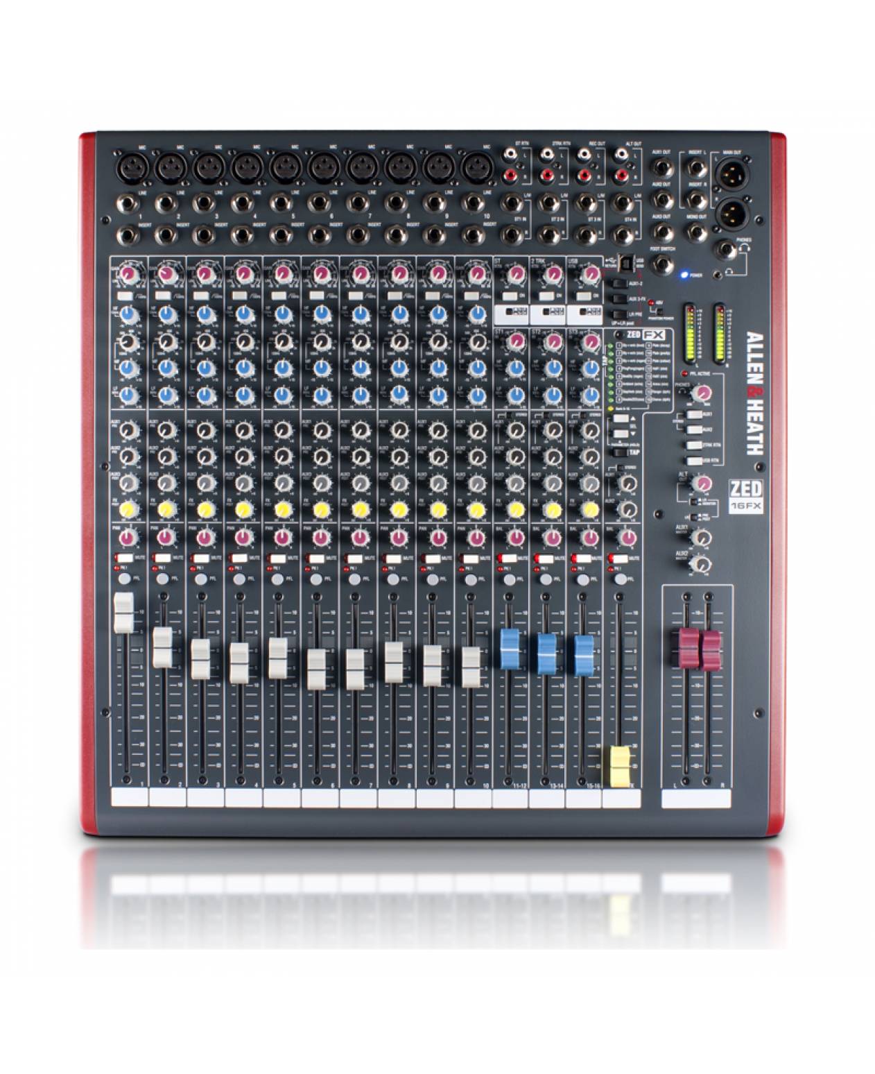 Allen Heath ZED 16FX 16 Channel Mixer With FX USB Wailian